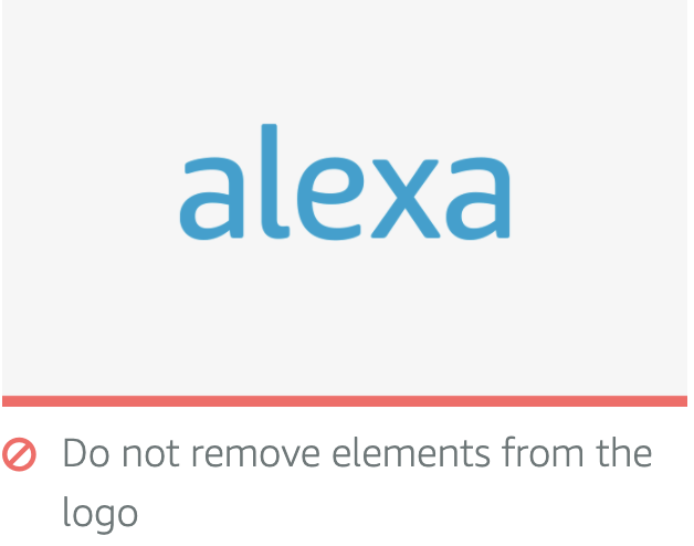 Do not remove elements from the logo