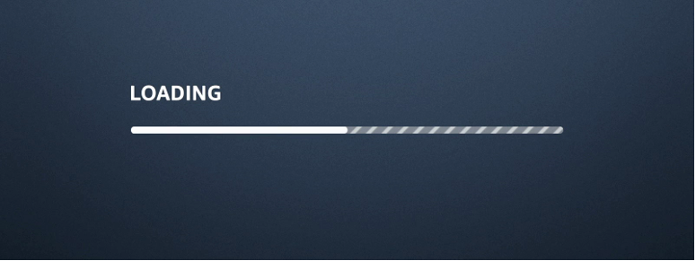 Progress bar determinate loading