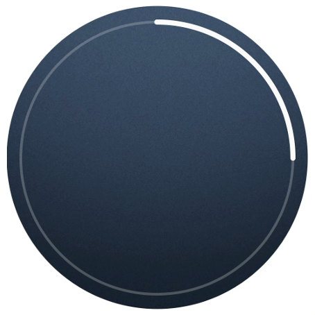 Progress bar determinate radial