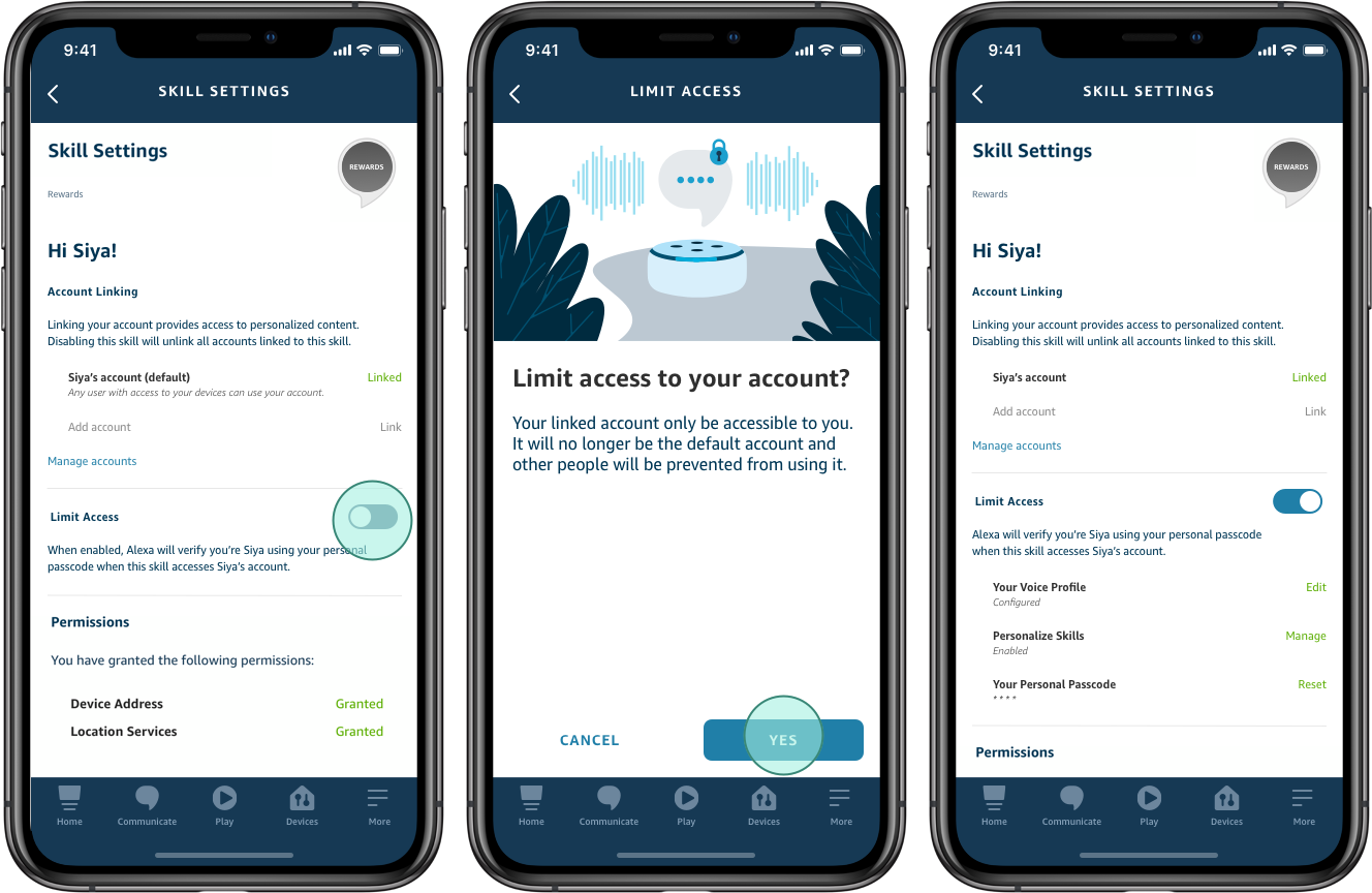 App-to-App Account Linking From the Alexa App