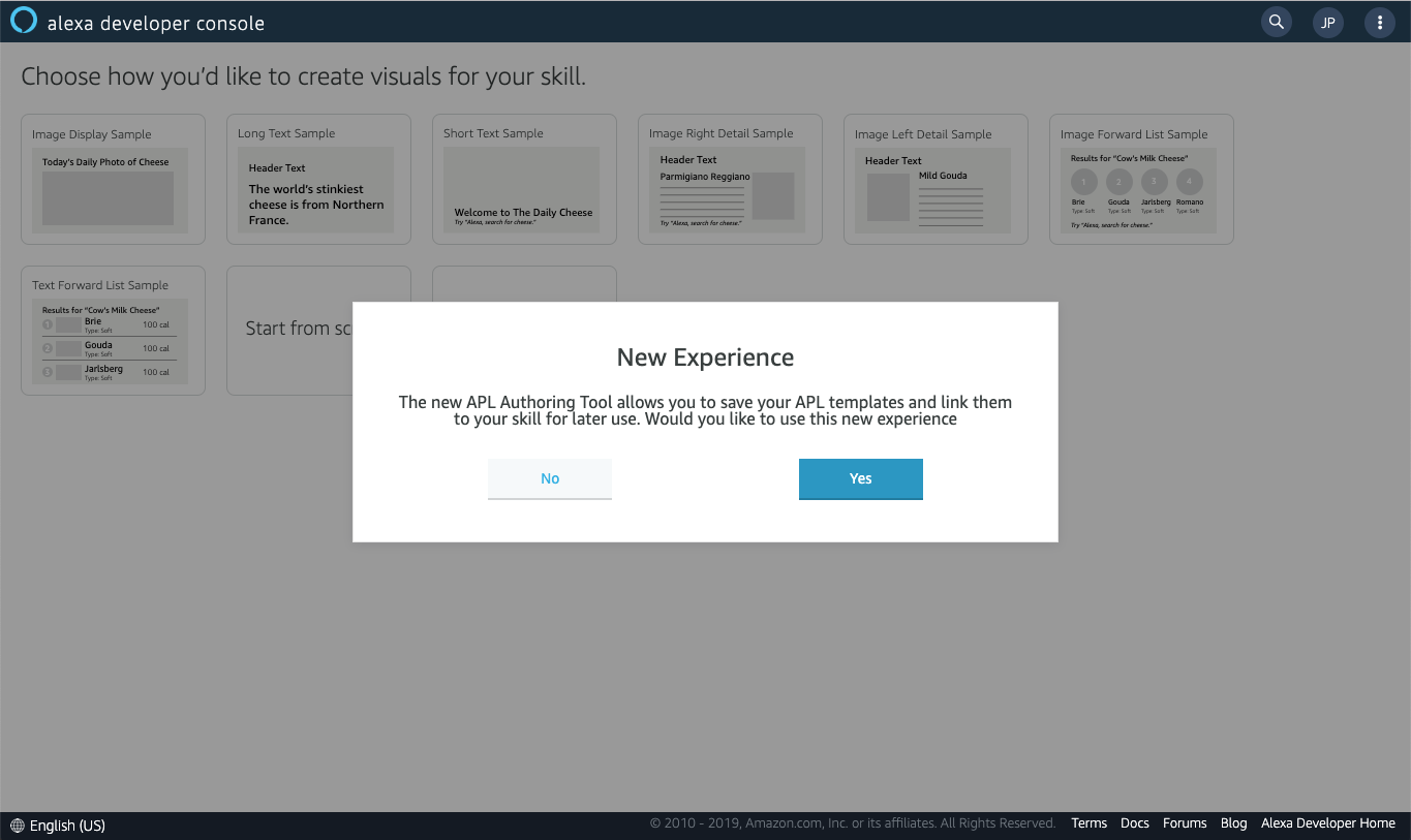 authoring tool new experience image