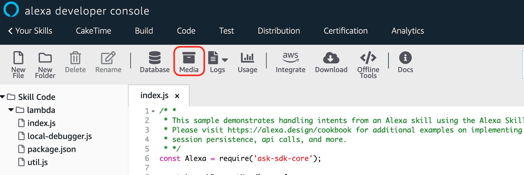 media storage screenshots