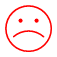 frowny face