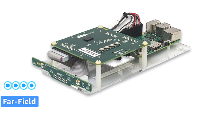 XMOS VocalFusion 4-Mic Stereo-AEC開発キット