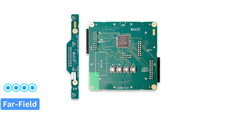 XMOS VocalFusion 4-Mic Mono-AEC開発キット