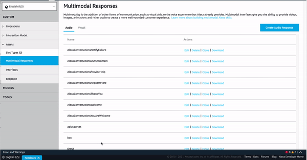 Multimodal Responses