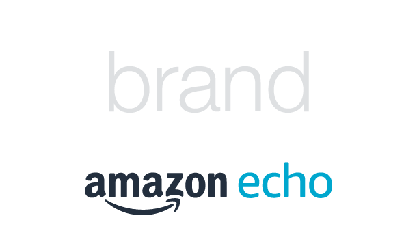 amazon echo white logo