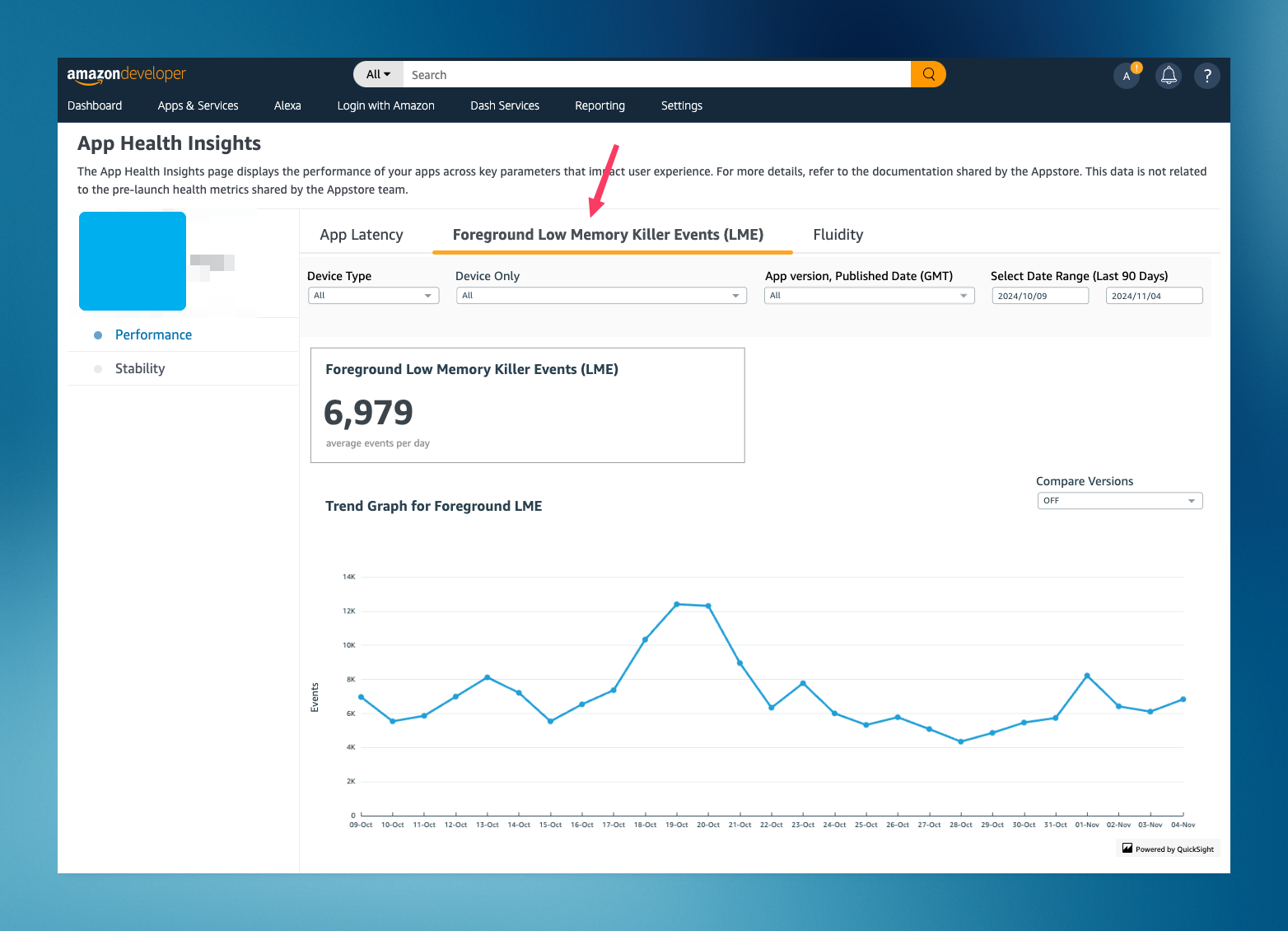 Foreground Low Memory Killer Event 