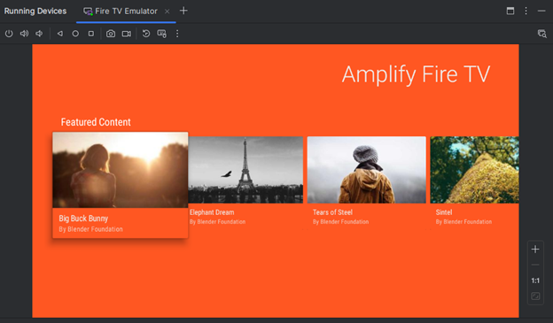 AWS Amplify Screenshot