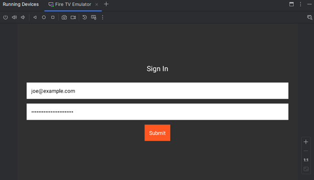 AWS Amplify Screenshot
