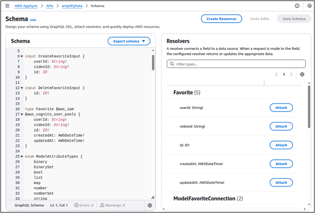 AWS Amplify Screenshot