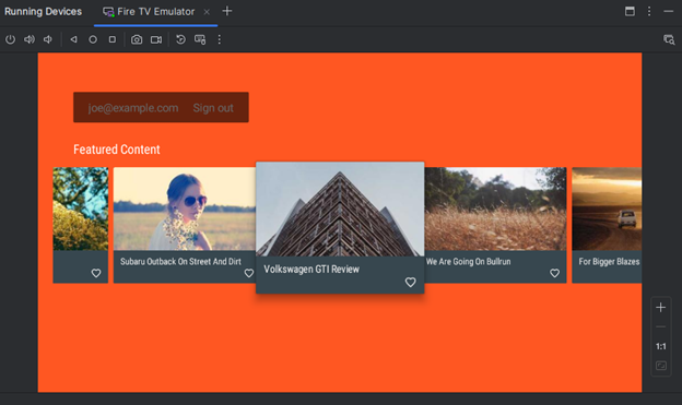 AWS Amplify Screenshot
