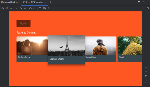 AWS Amplify Screenshot
