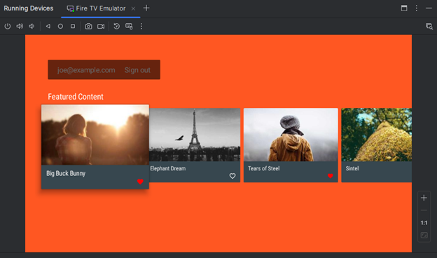 AWS Amplify Screenshot