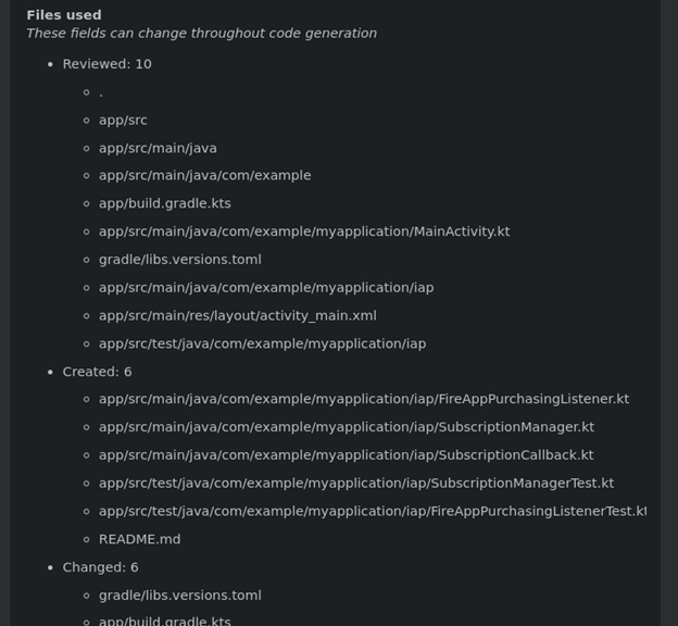 Android Studio panel screenshot