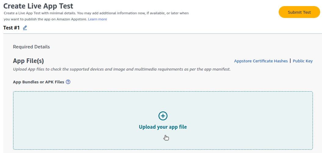 Testing IAP Additional Information Screenshot