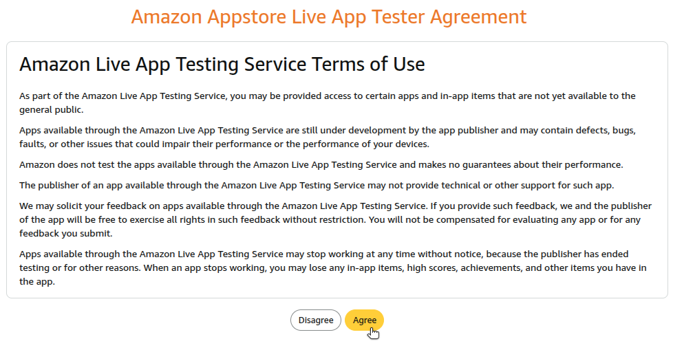 Testing IAP Additional Information Screenshot