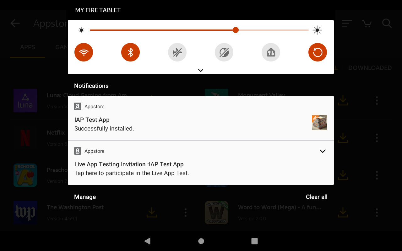 Testing IAP Additional Information Screenshot