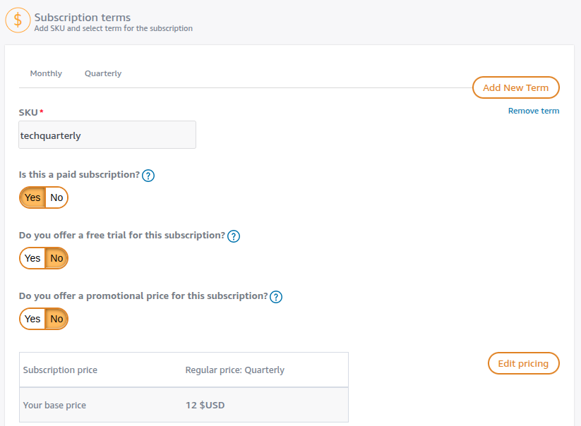 Testing IAP Additional Information Screenshot
