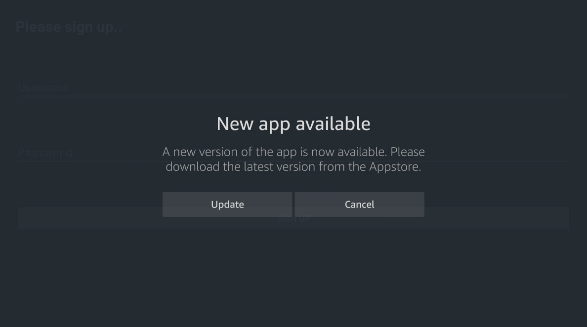 in-app update prompts