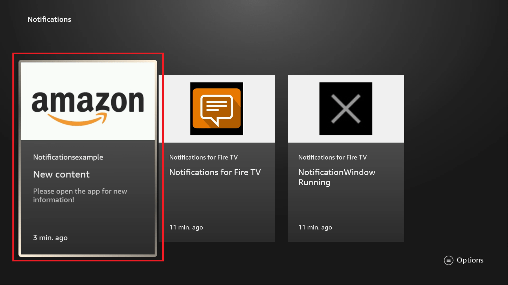 ADM standard notification 