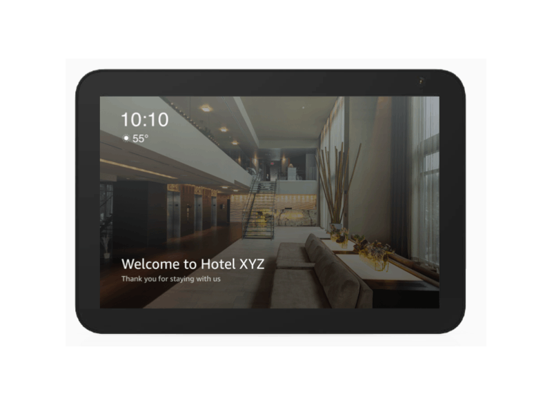 Rotating cards on echo devices